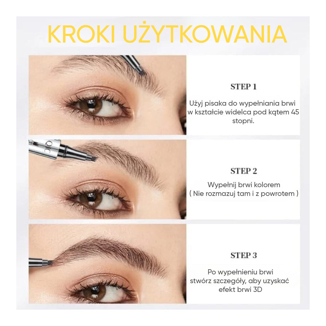 QIC Eyebrow™️ Wodoodporna kredka do brwi 3D