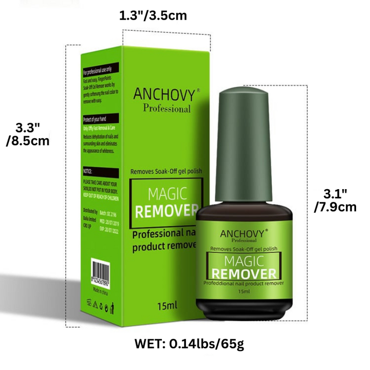 ANCHOVY™ – Delikatny zmywacz do lakieru żelowego