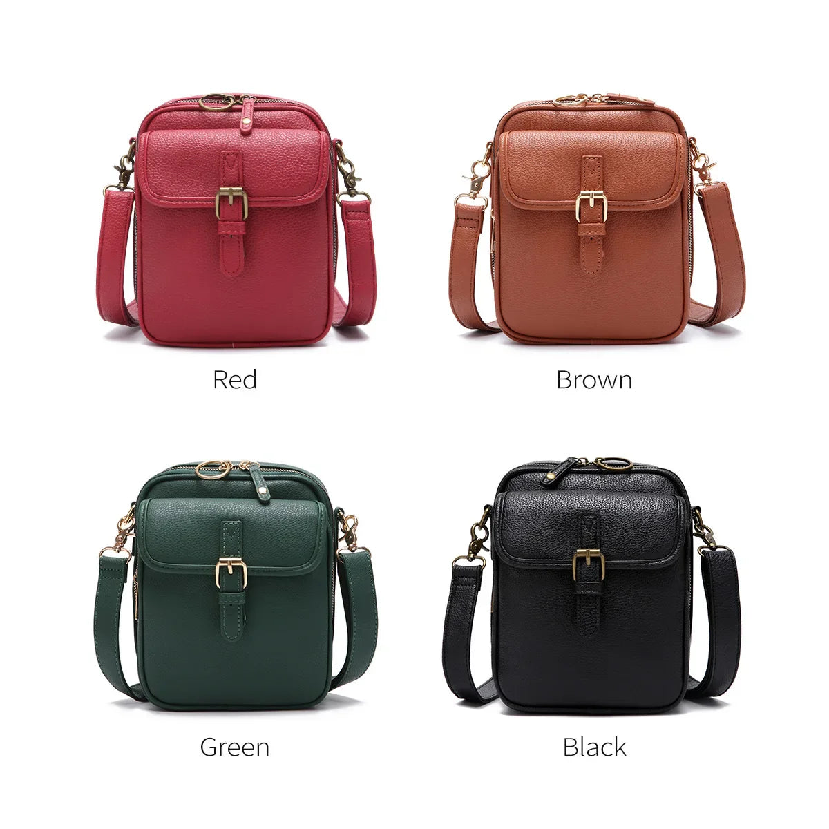 Alma Marotti™ Damska torebka crossbody z przegródkami