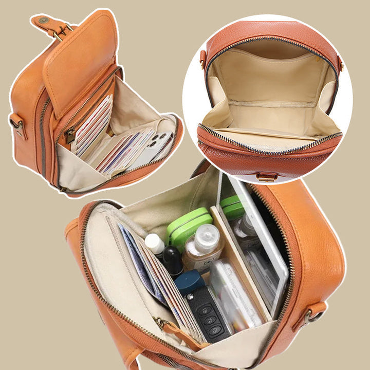 Alma Marotti™ Damska torebka crossbody z przegródkami