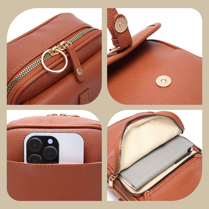 Alma Marotti™ Damska torebka crossbody z przegródkami