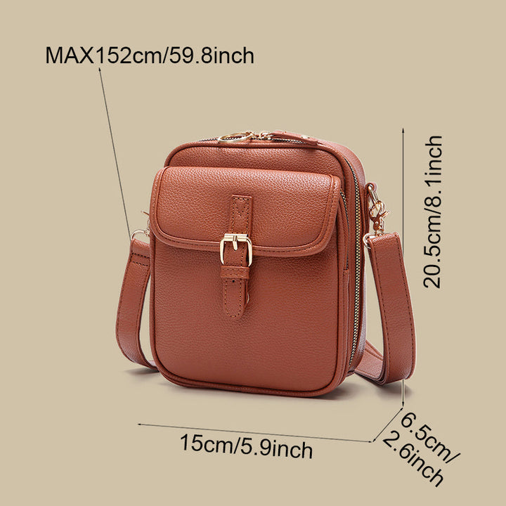 Alma Marotti™ Damska torebka crossbody z przegródkami
