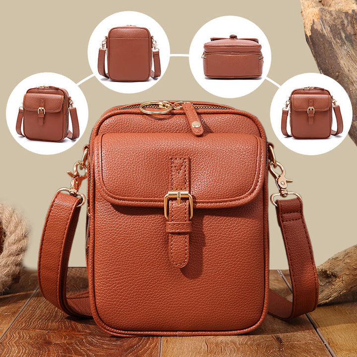 Alma Marotti™ Damska torebka crossbody z przegródkami