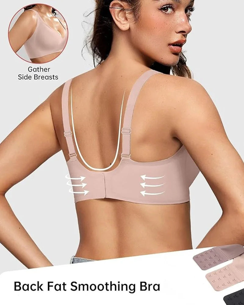 Arianna Nova™ Biustonosz bez fiszbin z głębokim dekoltem i wsparciem typu push-up