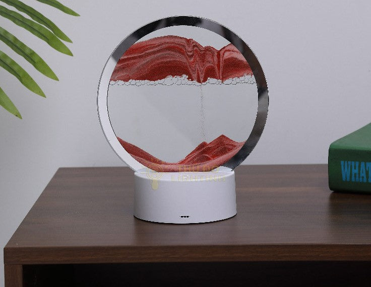 AtmoScape™ Kolorowa lampa LED z klepsydrą Art Frame