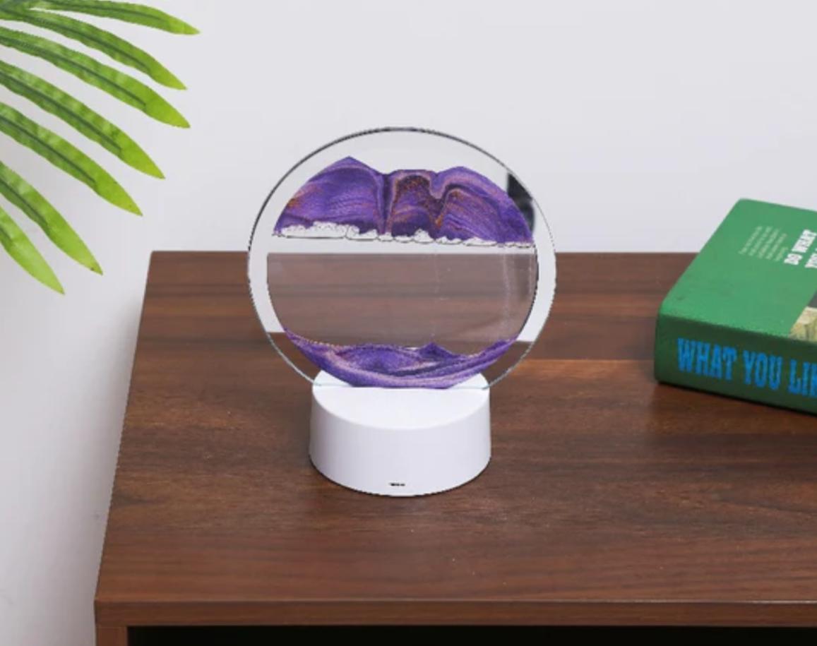 AtmoScape™ Kolorowa lampa LED z klepsydrą Art Frame