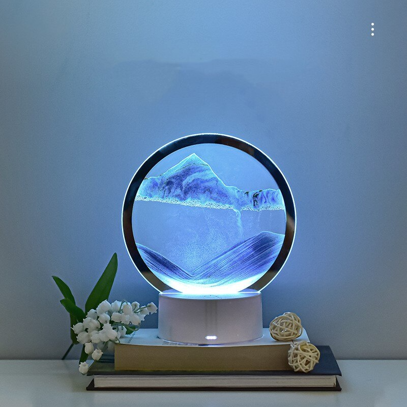 AtmoScape™ Kolorowa lampa LED z klepsydrą Art Frame
