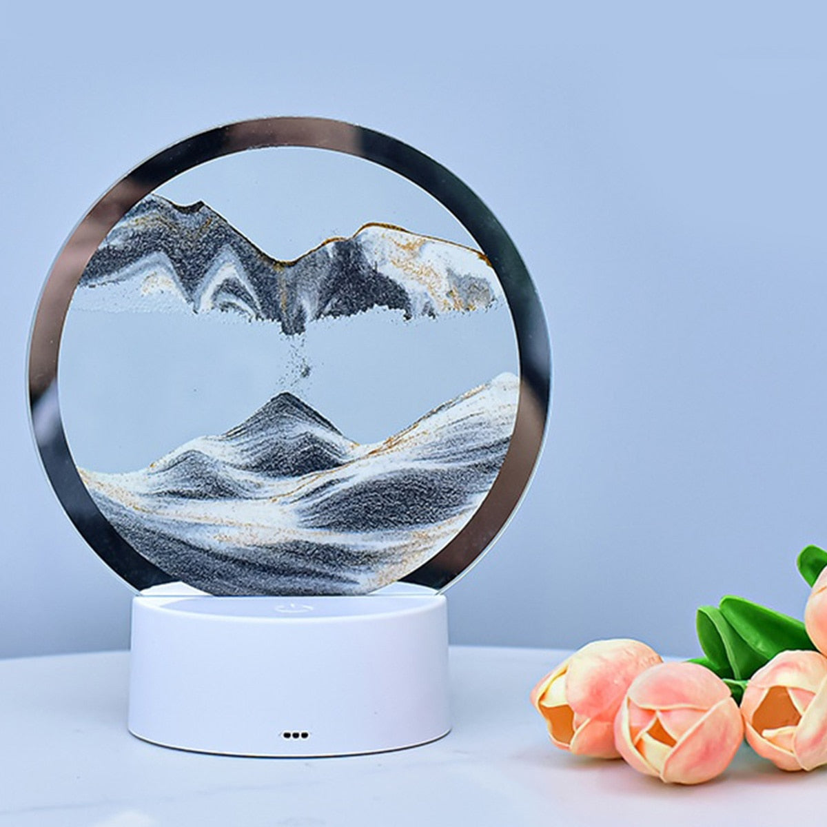 AtmoScape™ Kolorowa lampa LED z klepsydrą Art Frame
