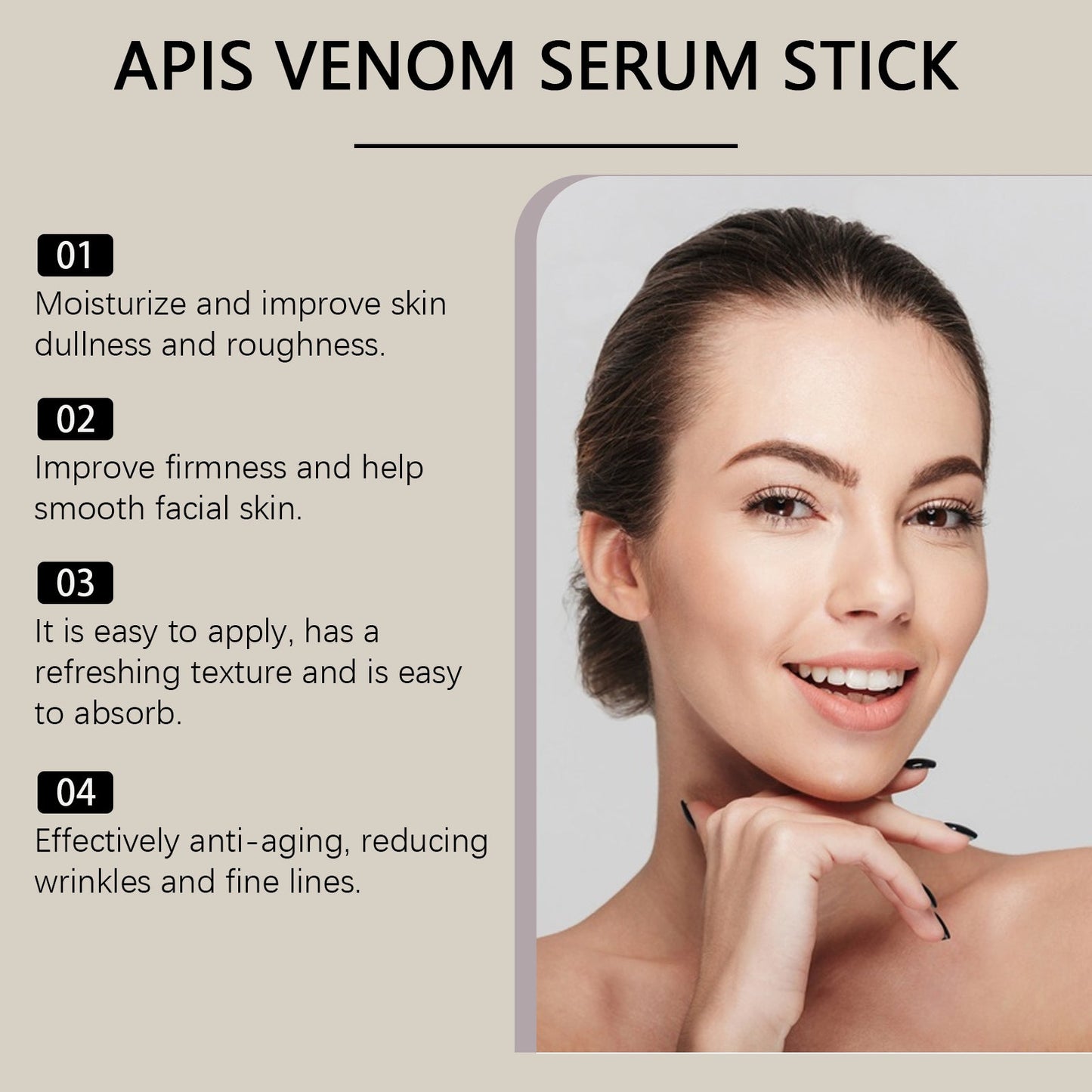 BeeGlow™ Serum w sztyfcie z jadem pszczelim