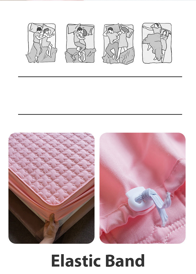 BelleVie™️ Oddychający jedwabny ochraniacz na materac