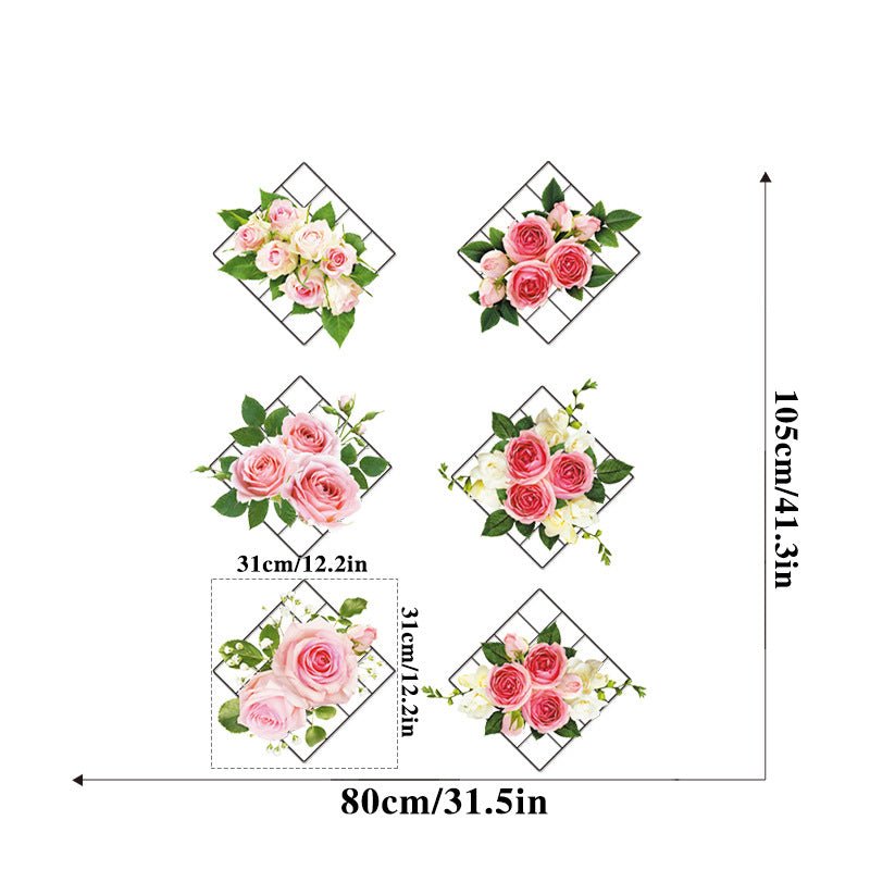 Bloom™ Naklejka na rośliny 3D | Stwórz iluzję prawdziwych roślin