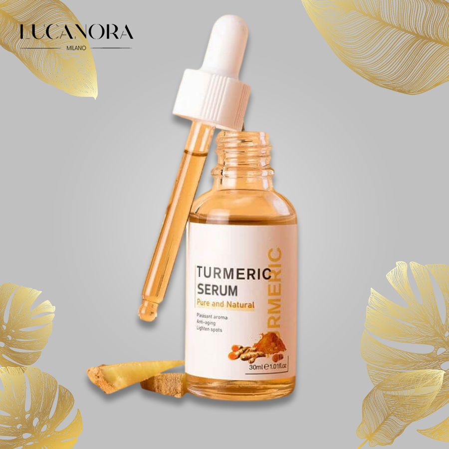 Bonatura+™️ Serum do twarzy z kurkumą | Odśwież swoją skórę i pozbądź się ciemnych plam na stałe!