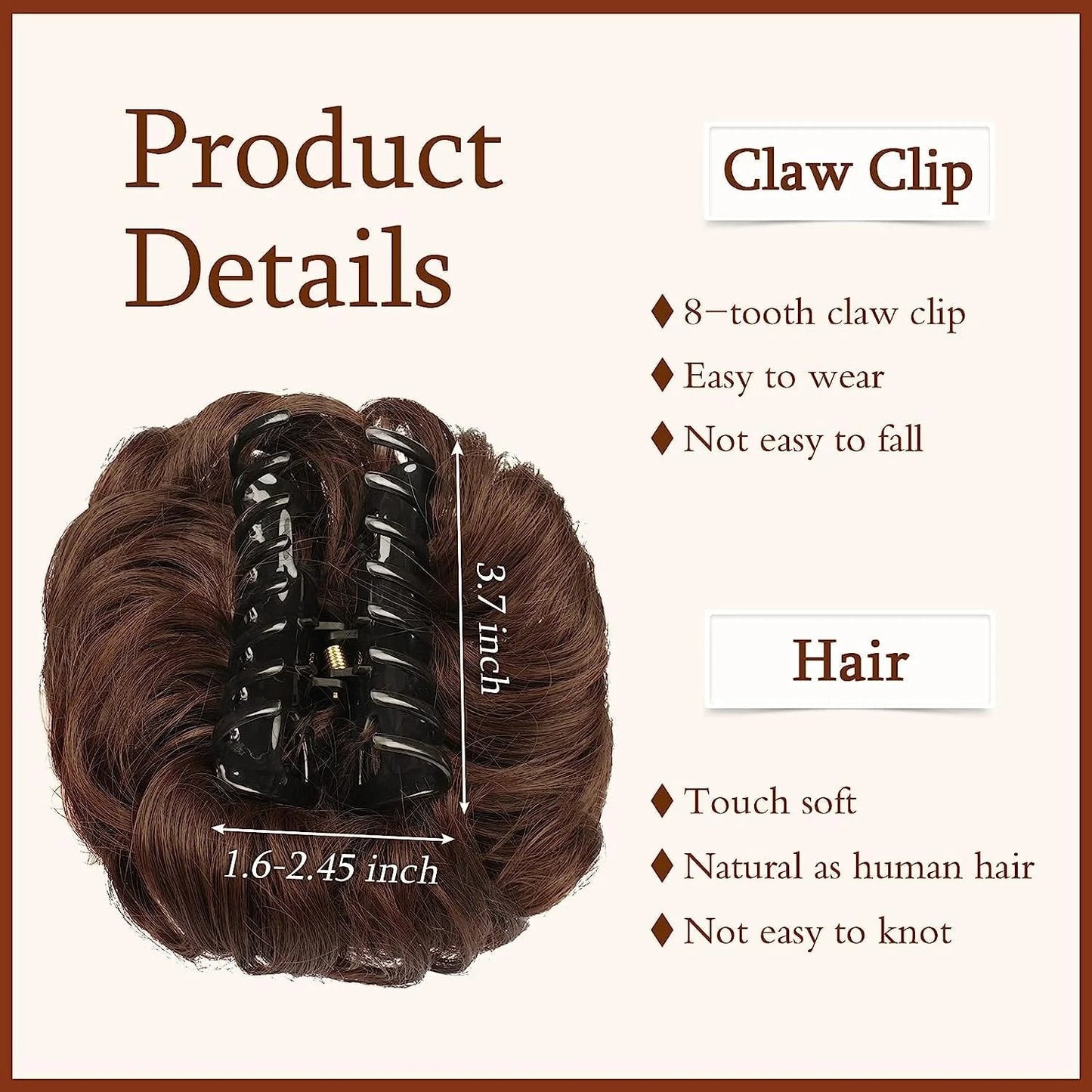 BunClip™ Doczepiany kok - Spinka do włosów messy bun