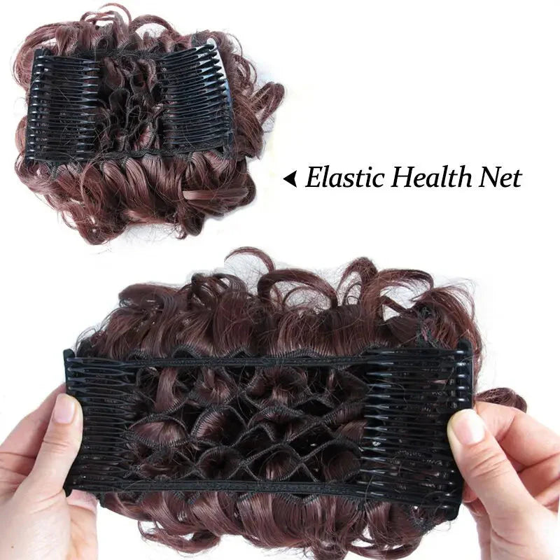 BunVibe™ – Gumka z doczepianym kokiem | Stylowy, messy bun w kilka sekund!