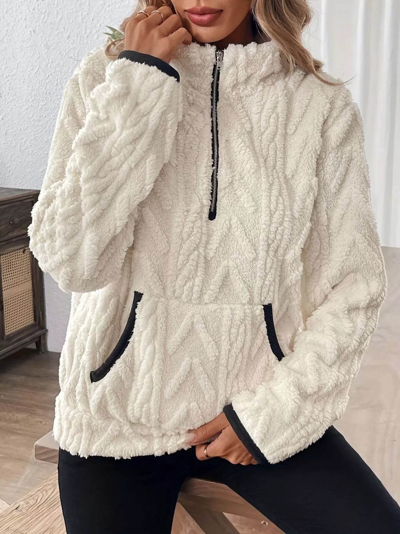 Calogera Balma™ Miękki polarowy sweter