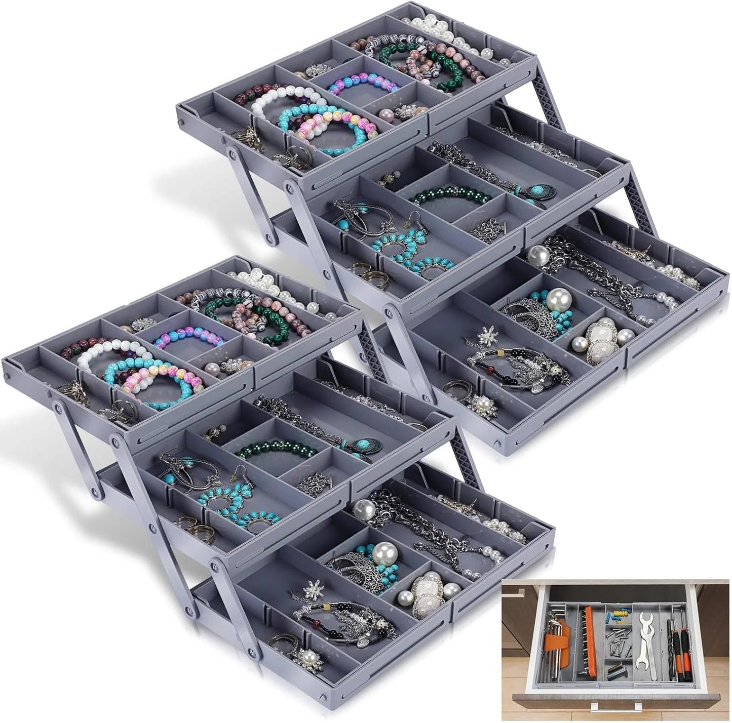 CasaSort™ Wielopoziomowy inteligentny organizer do szuflad