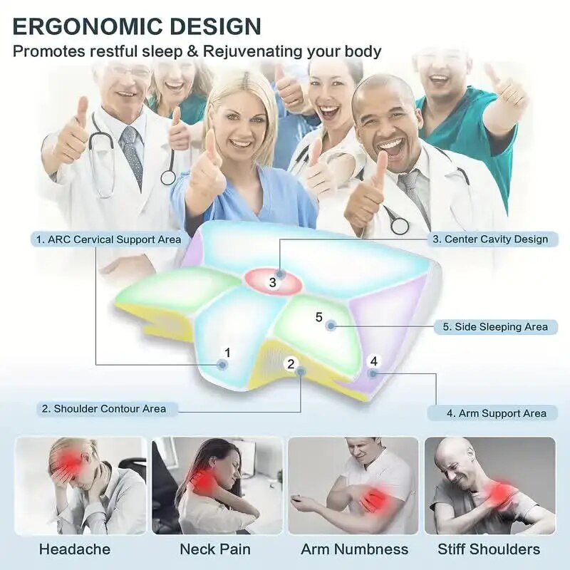 Cervi Care™ Poduszka przeciw bólowi szyi
