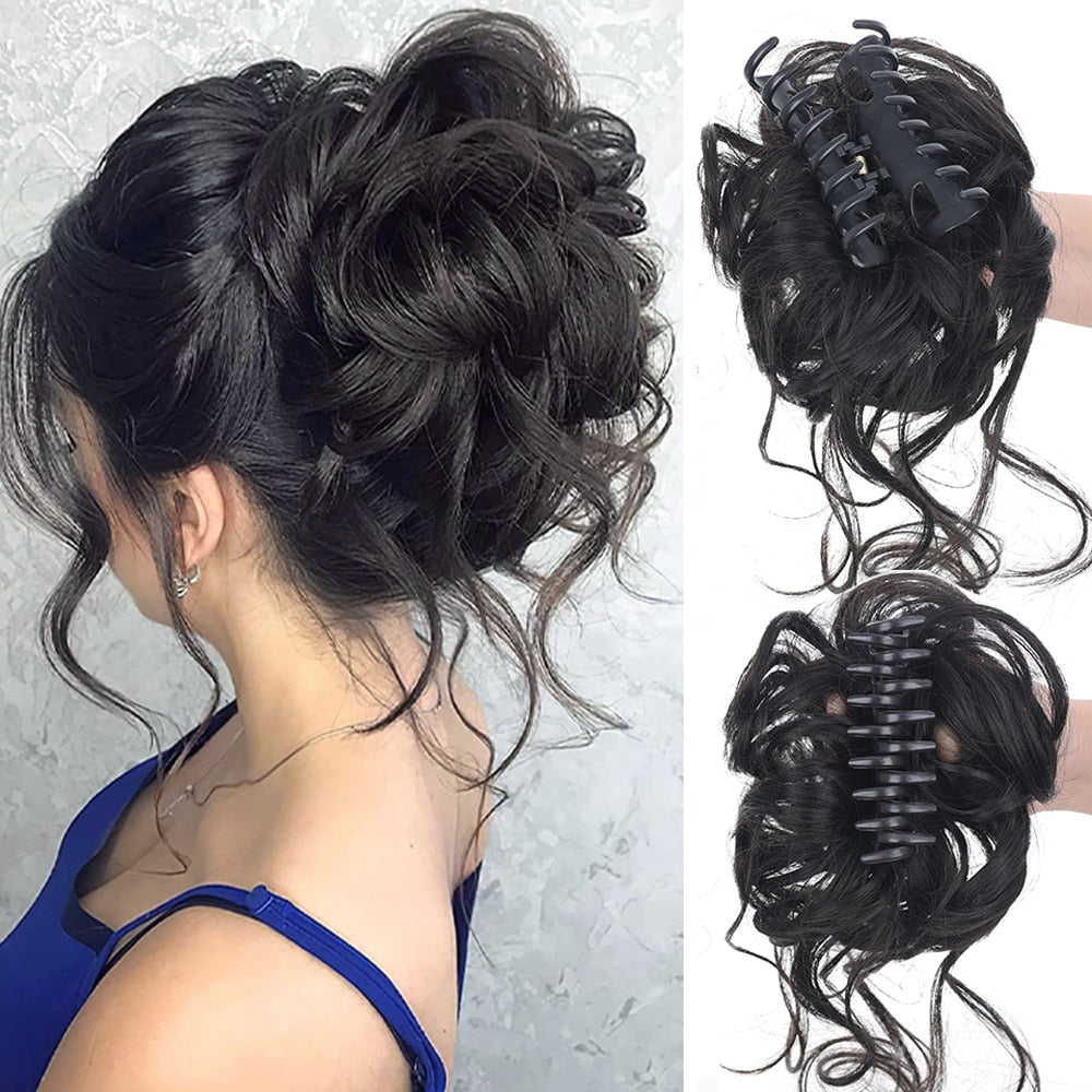ChicChignon™ Wiązana treska z klipsem