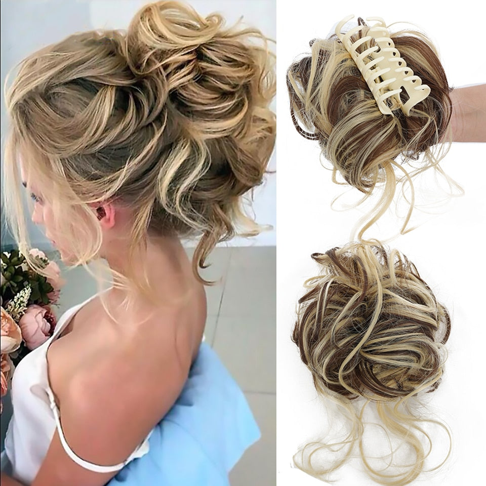 ChicChignon™ Wiązana treska z klipsem