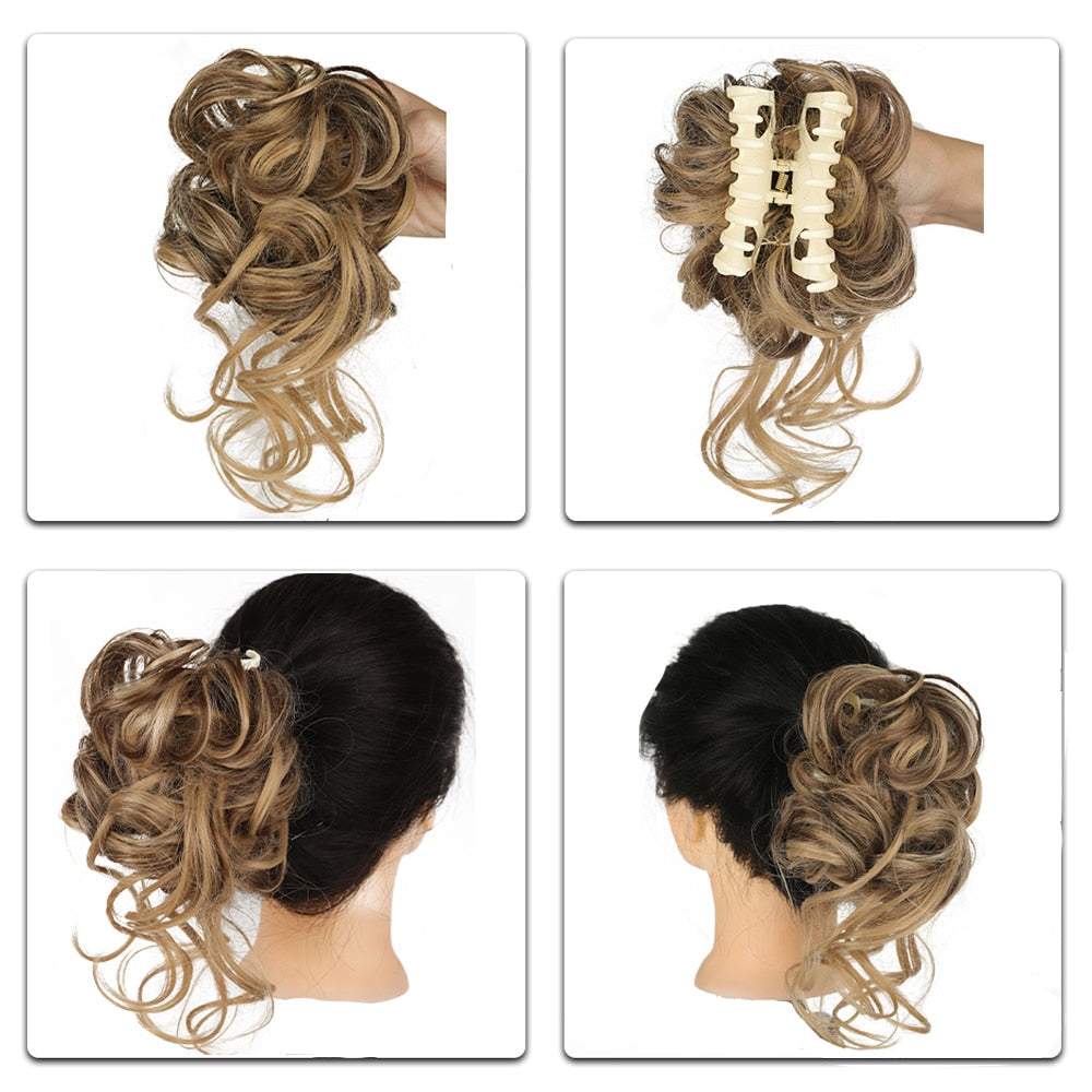 ChicChignon™ Wiązana treska z klipsem