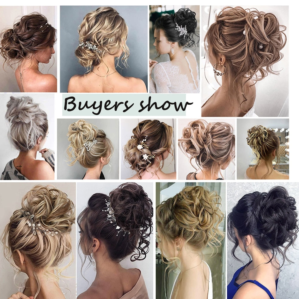 ChicChignon™ Wiązana treska z klipsem
