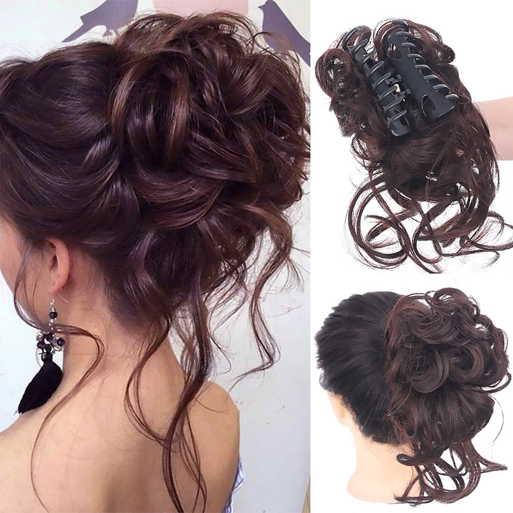 ChicChignon™ Wiązana treska z klipsem