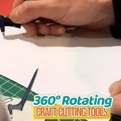 CraftyCutter+™ Wycinarka do papieru DIY | Zapewnij dzieciom rozrywkę na wiele godzin!