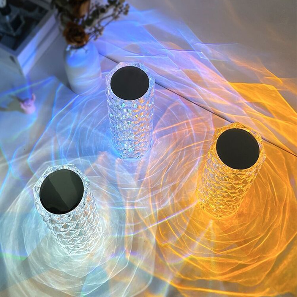 CrystalRosé™ Magiczna kryształowa róża LED