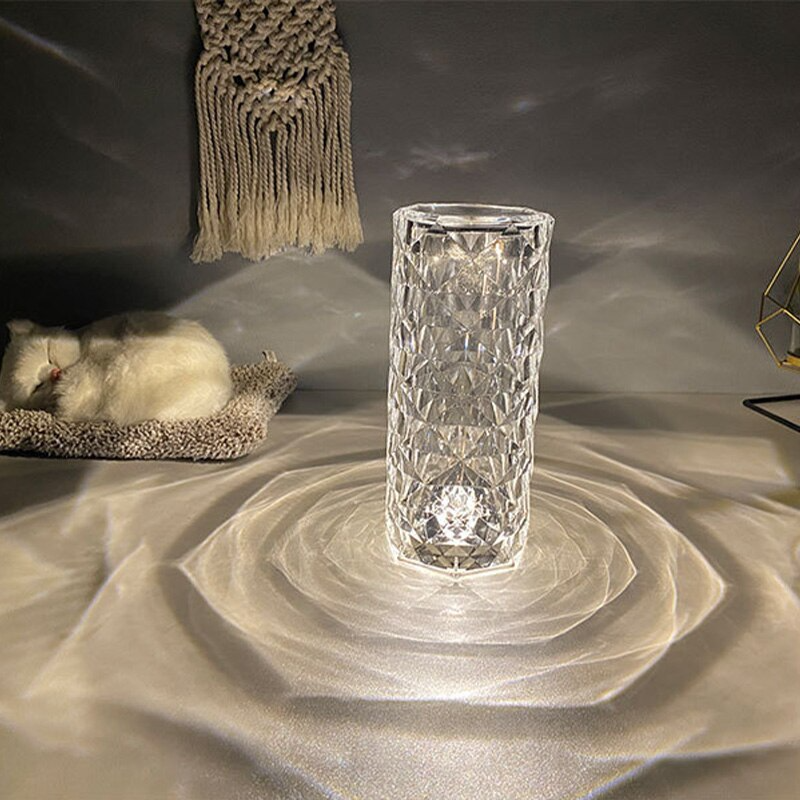CrystalRosé™ Magiczna kryształowa róża LED