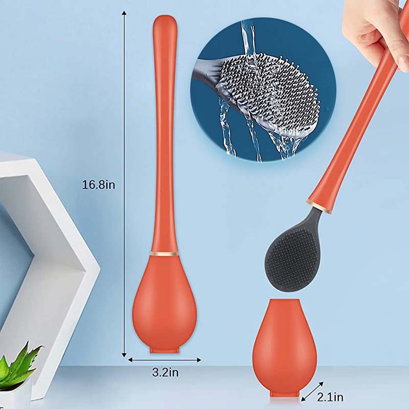DeluxeClean™ Designerska silikonowa szczotka do toalety