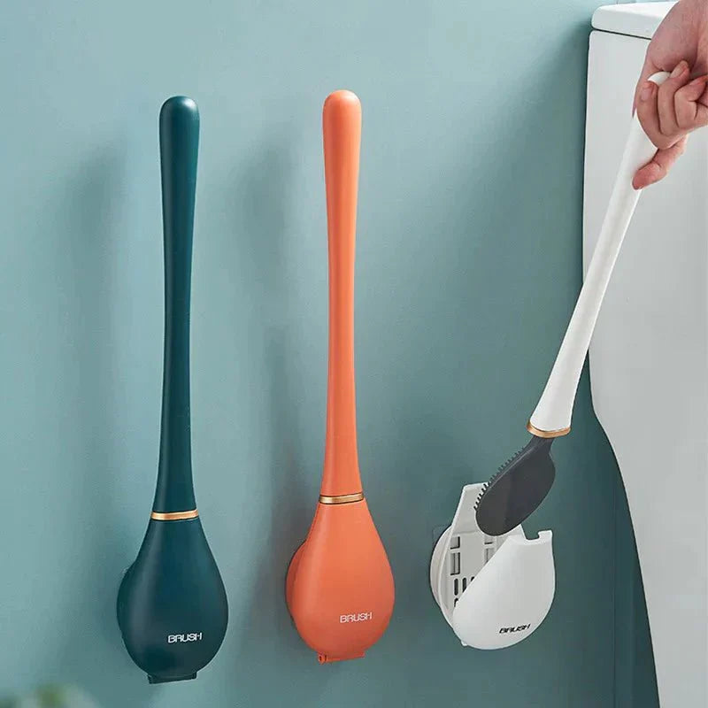 DeluxeClean™ Designerska silikonowa szczotka do toalety