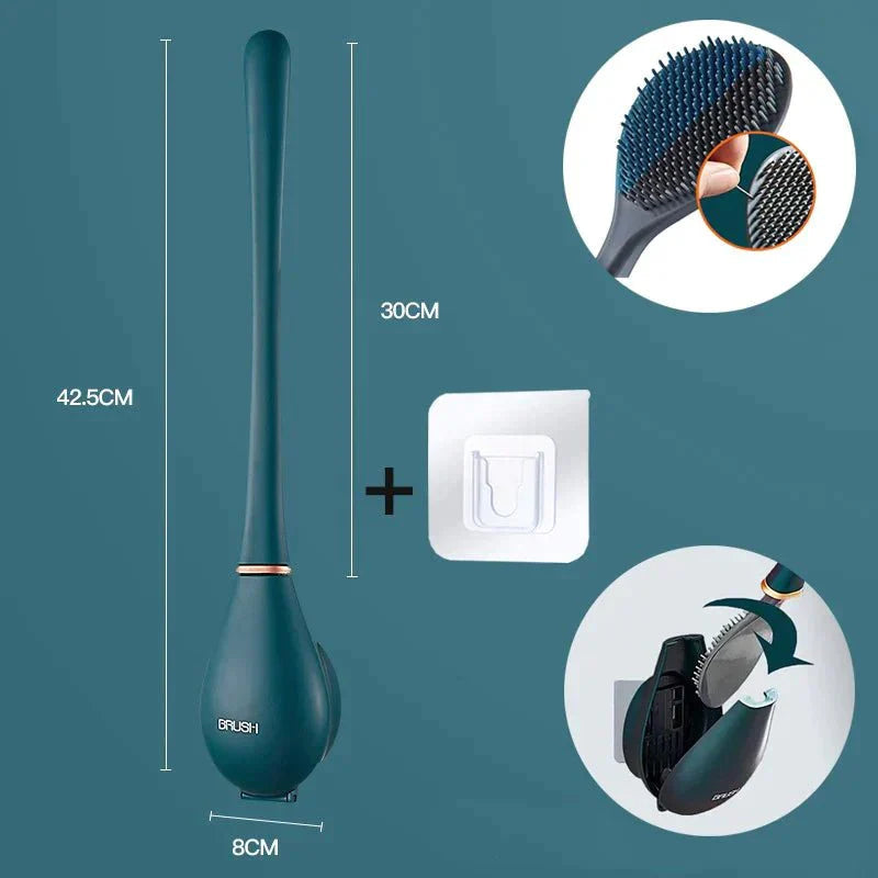 DeluxeClean™ Designerska silikonowa szczotka do toalety