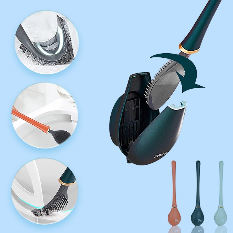 DeluxeClean™ Designerska silikonowa szczotka do toalety