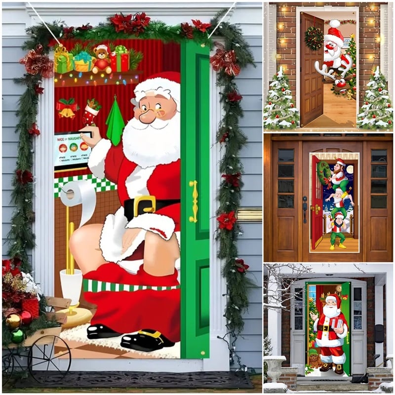 DoorJolly™ Świąteczna dekoracja na drzwi