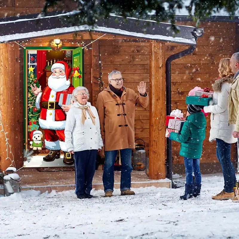 DoorJolly™ Świąteczna dekoracja na drzwi