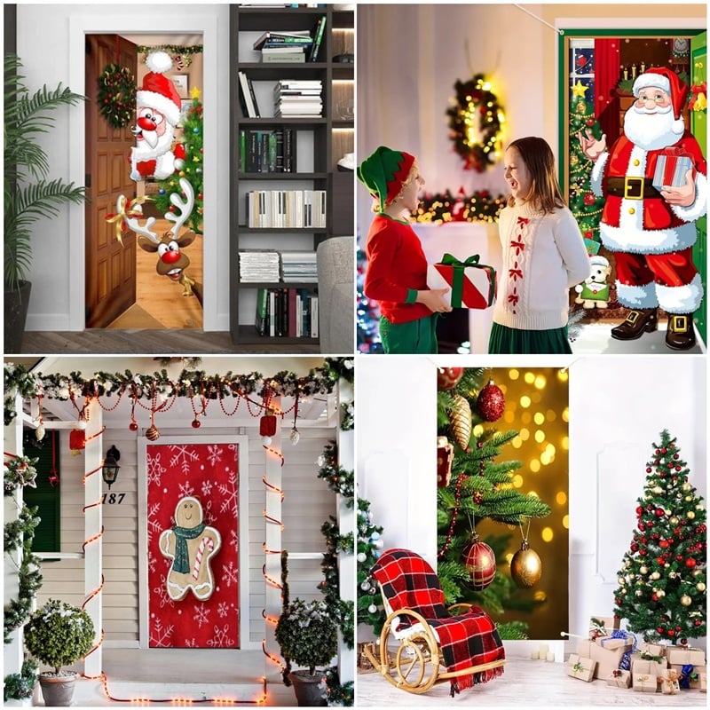 DoorJolly™ Świąteczna dekoracja na drzwi