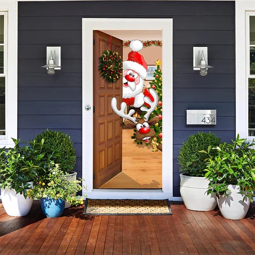 DoorJolly™ Świąteczna dekoracja na drzwi
