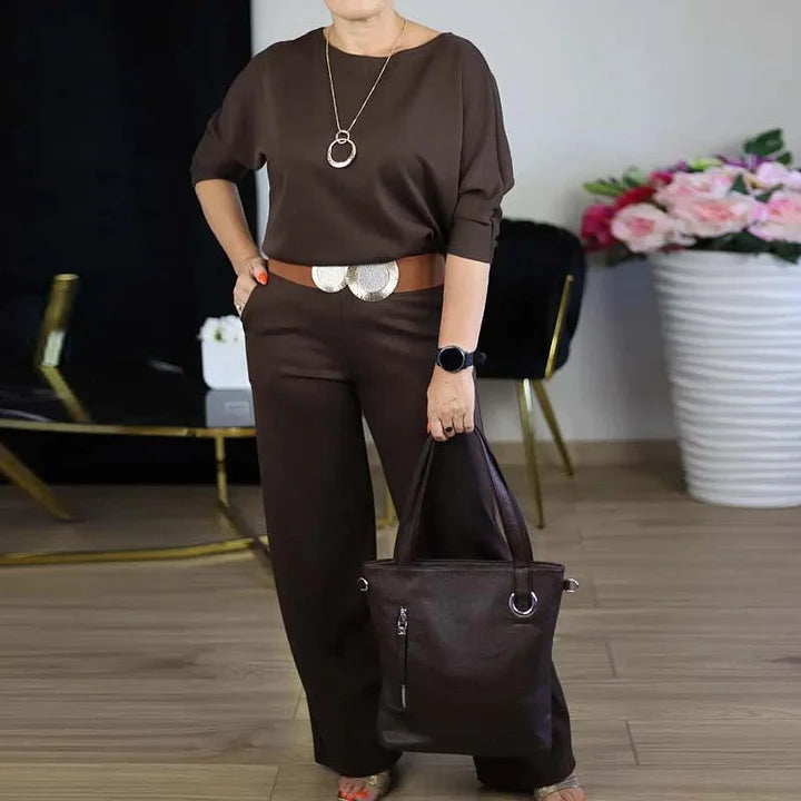 Dora Zanelli™ elegancki 3-częściowy komplet damski z kardiganem