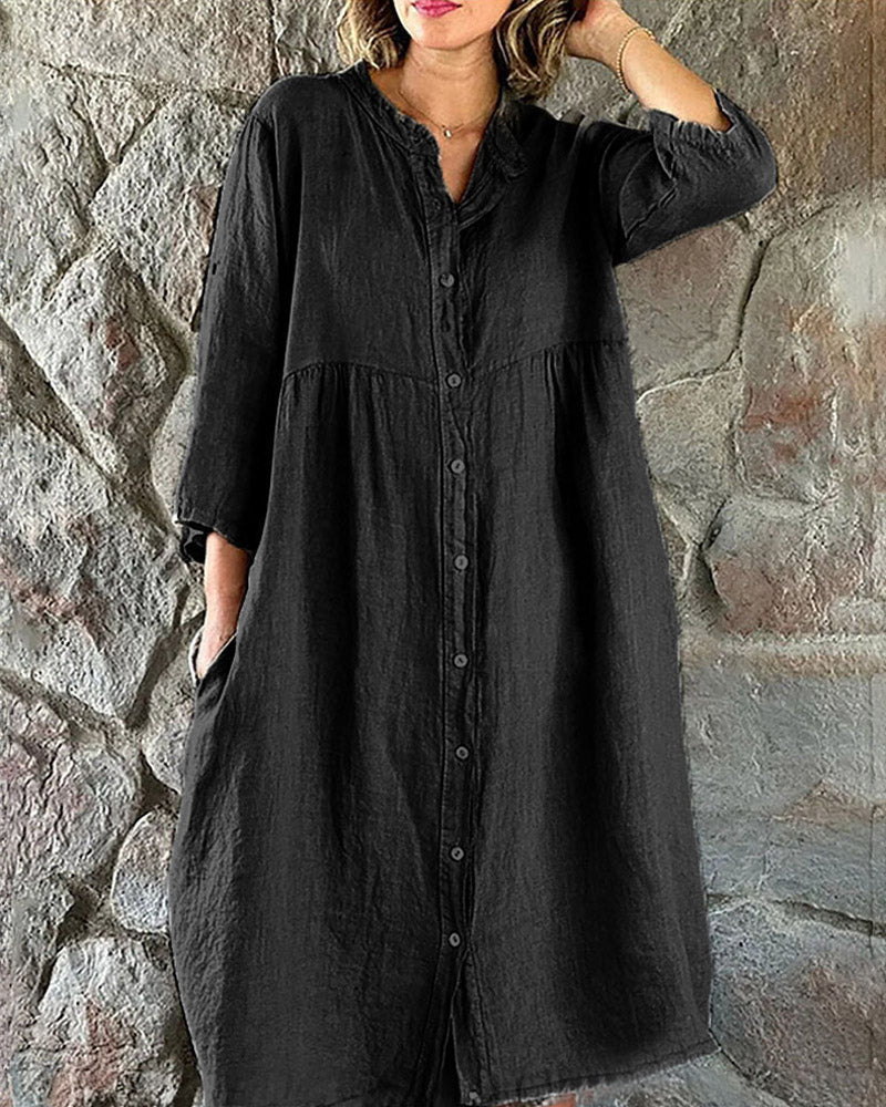Dorothée™️ Letnia Luźna Sukienka Plus Size
