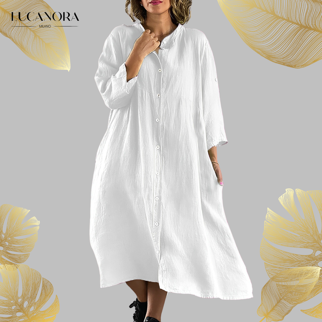 Dorothée™️ Letnia Luźna Sukienka Plus Size