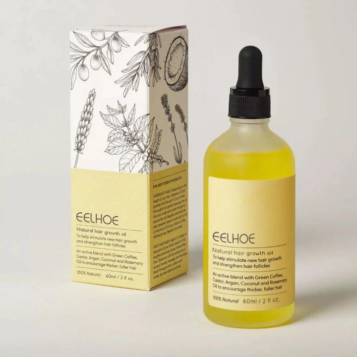 EELHOE Veghair+™ Wegański naturalny olejek na porost włosów | Gęste włosy są w zasięgu ręki!
