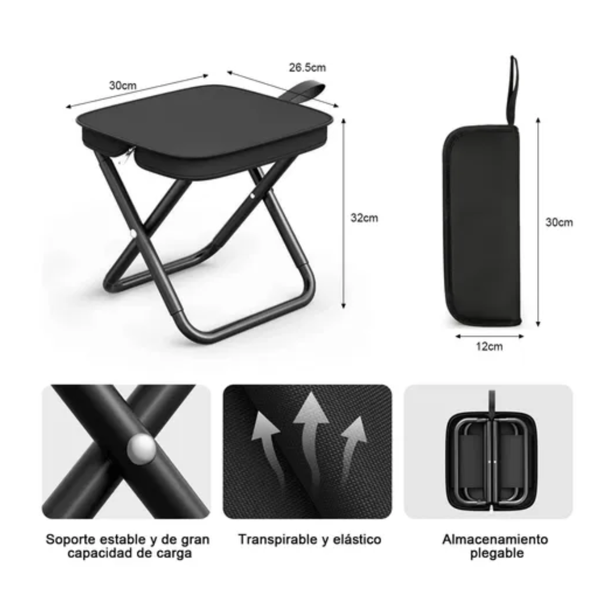 EasySeat™ składany przenośny stołek