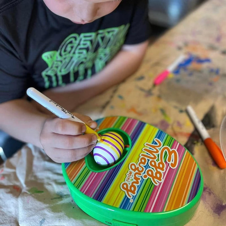 EggMazing Mini™ Zestaw z urządzeniem do zdobienia jajek DIY i markerami