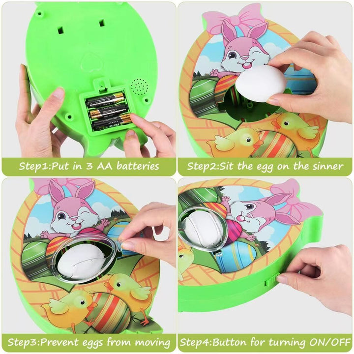 EggMazing Mini™ Zestaw z urządzeniem do zdobienia jajek DIY i markerami