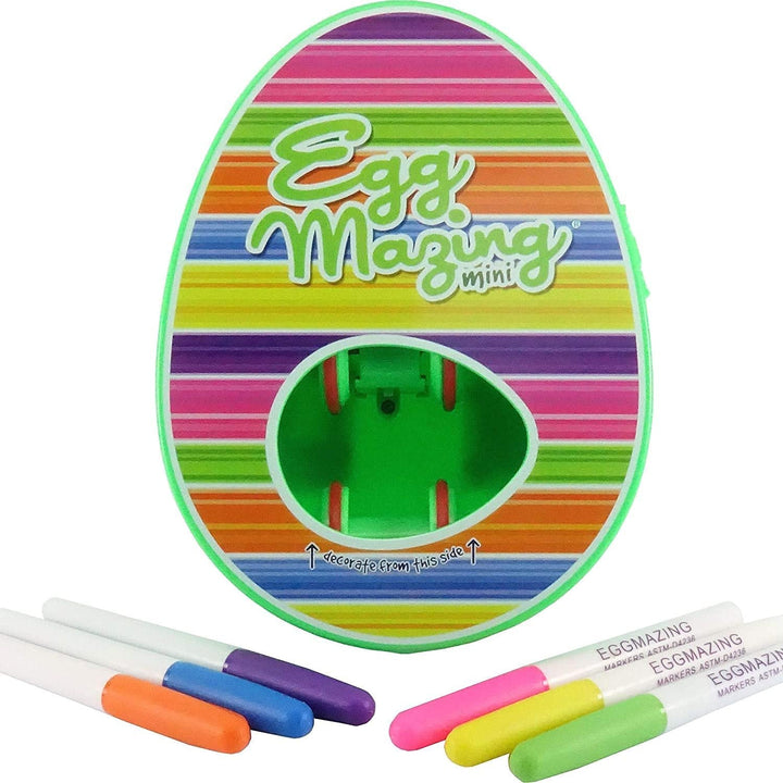 EggMazing Mini™ Zestaw z urządzeniem do zdobienia jajek DIY i markerami