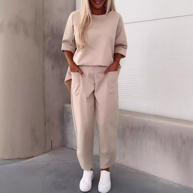 Emmie Moreau™ Zestaw dresowy bluza i spodnie z kieszeniami
