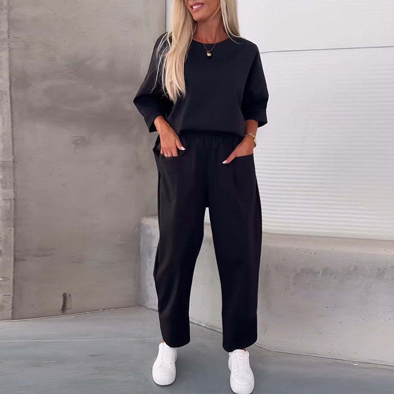 Emmie Moreau™ Zestaw dresowy bluza i spodnie z kieszeniami