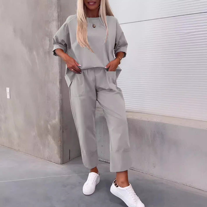 Emmie Moreau™ Zestaw dresowy bluza i spodnie z kieszeniami