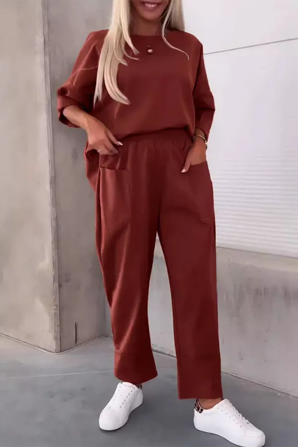 Emmie Moreau™ Zestaw dresowy bluza i spodnie z kieszeniami