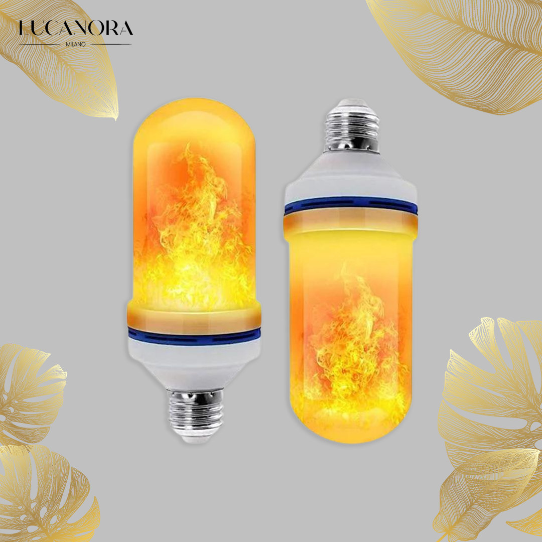 FlameLuxe™ Lampa LED z efektem ognia